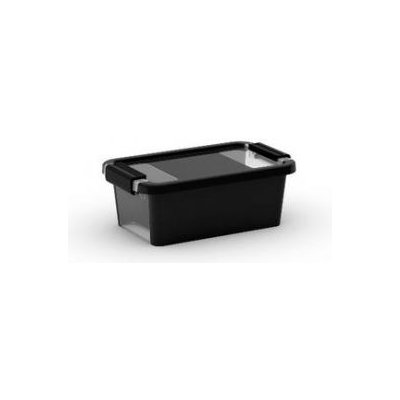 KIS Box Bi-Box XS 3L černý 26,5x16x10 cm s víkem – Hledejceny.cz
