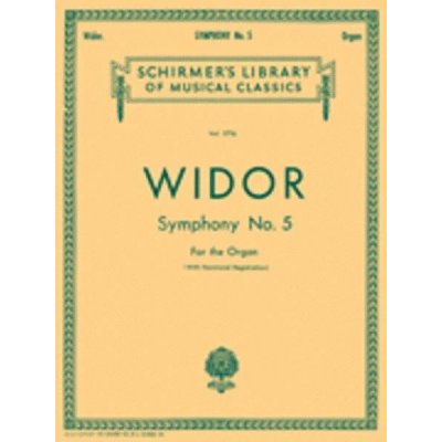 Charles Marie Widor Symphony No. 5 noty na varhany – Zbozi.Blesk.cz