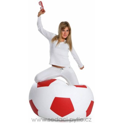 Primabag Fotbalový míč střední ekokůže červená – Zboží Dáma