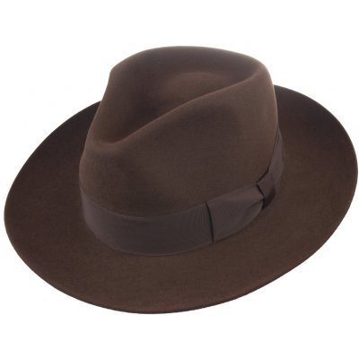 Plstěný klobouk hnědá Q6059 13865HF – Zbozi.Blesk.cz