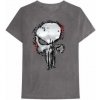 Pánské tričko s potiskem Tričko Punisher Metallic Skull