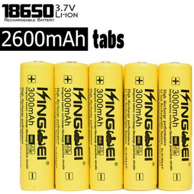 UltraFire 2600mAh 3.7V 18650 NCR Li-ion páskový tabs 5ks od 135 Kč -  Heureka.cz