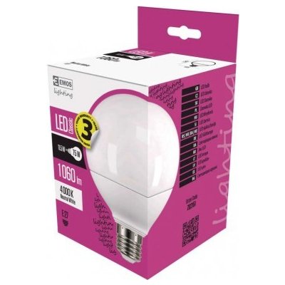 Emos LED žárovka Classic 11,5W 75W 1060lm E27 NW globe neutrální bílá