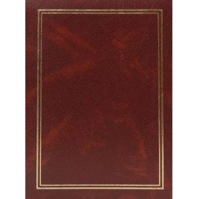 Jednobarevné fotoalbum, 13x18, zasunovací, B-57100S Vinyl 2 hnědé – Hledejceny.cz