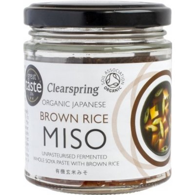 Clearspring Genmai Miso pasta z hnědé rýže nepasterizovaná bio150 g