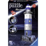 Ravensburger 3D puzzle svítící Maják v příboji Noční edice 216 ks – Zboží Dáma
