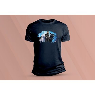 Sandratex dětské bavlněné tričko Jak vycvičit draka 2. tmavě šedá – Sleviste.cz