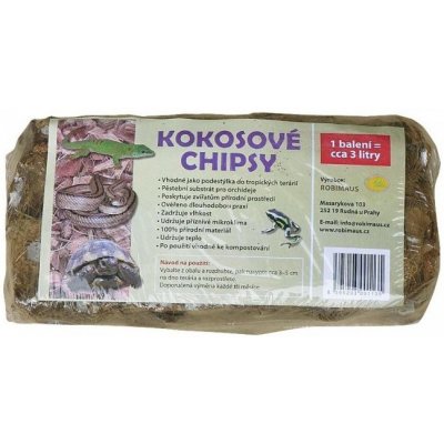 Robimaus kokosové chipsy lisované 3 l