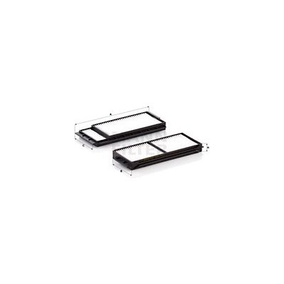 MANN-FILTER Filtr, vzduch v interiéru CU22001-2 – Hledejceny.cz
