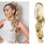 Clip in culík se skřipcem vlnitý 60 cm platina – Zboží Dáma