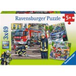 Ravensburger Záchranáři 3 x 49 dílků – Zbozi.Blesk.cz