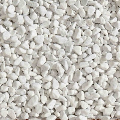 Okrasné valounky Bianco Carrara 7 - 15 mm 25kg – Zboží Dáma