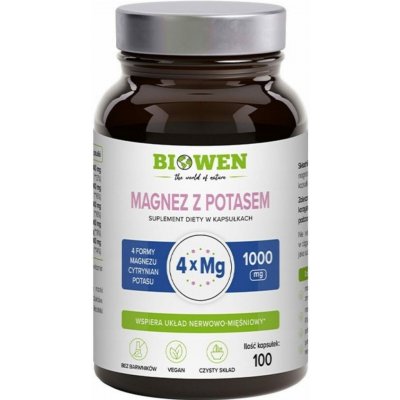Biowen Magnesium s draslíkem 100 kapslí – Hledejceny.cz