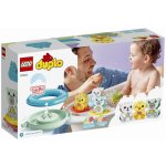 LEGO® DUPLO® 10965 Legrace ve vaně: Plovoucí vláček se zvířátky – Zboží Živě