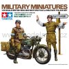 Sběratelský model Tamiya British BSA M20 Motorcycle w/Police Set 1:35