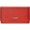 Peněženka Cavaldi classic malá portmonka na zip v elegantní dárkové krabičce z měkké kůže červená