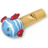 Dětská hudební hračka a nástroj Small Food píšťalka modrá rybka