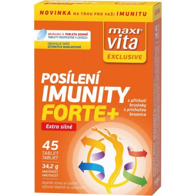 MaxiVita Exclusive Posílení imunity Forte+ 45 tablet – Hledejceny.cz