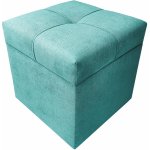 Well Done Taburet s úložným prostorem kostka 1 měkká 40x40 různé barvy 100 černá – Zboží Dáma