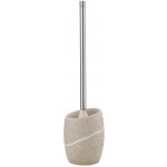 Kela line TALUS Stojan s WC štětkou - poly/přírodní kámen - béžová (š. 11 cm, v. 45 cm) - 20298 – Hledejceny.cz