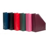 VICTORIA OFFICE Stojan na časopisy, modrý, PVC, 95 mm, VICTORIA – Sleviste.cz