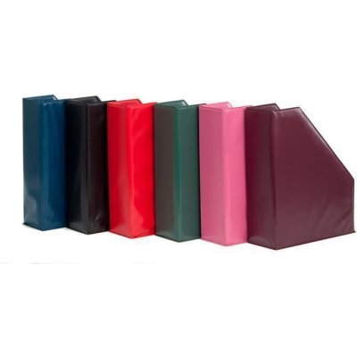 VICTORIA OFFICE Stojan na časopisy, modrý, PVC, 95 mm, VICTORIA – Sleviste.cz