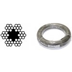 Lano ocelové 6x7M-FC, 4mm, Zn, svazek 20m – Sleviste.cz