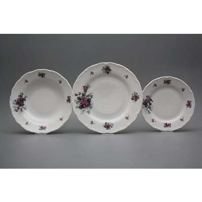 Bohemia Porcelán 1987 Ofélie Viola s mašlí 24 ks – Zboží Dáma Bohemia Porcelán 1987 Ofélie Viola s mašlí 24 ks – Zboží Dáma