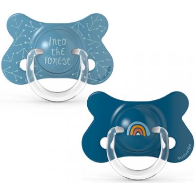 Suavinex Fusion Forest fyziologický silikon modrá 2 ks – Hledejceny.cz