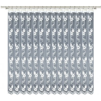 Fliying Hotová kusová vyšívaná záclona Roxana 400x150 cm – Hledejceny.cz