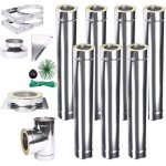 Solid izolovaný komín Plus 1,0 130mm 7m – Zboží Dáma