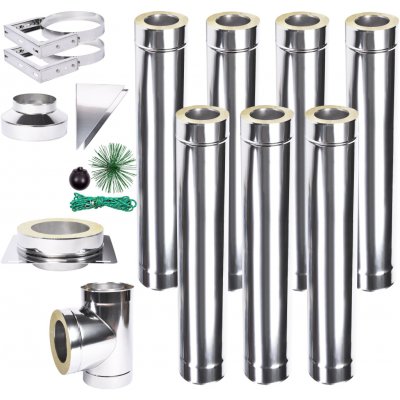 Solid izolovaný komín Plus 1,0 130mm 7m – Zboží Dáma