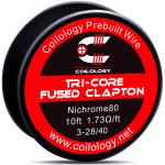 Coilology Odporový drát Tri-core Fused Clapton Ni80 3m – Zboží Mobilmania