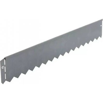 Pozinkovaný okraj trávníku Bellissa Serra 103 x 12 cm stříbrná – Hledejceny.cz