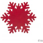 Orion Podtácek polyester Vločka 13,5cm 6 ks – Zboží Dáma