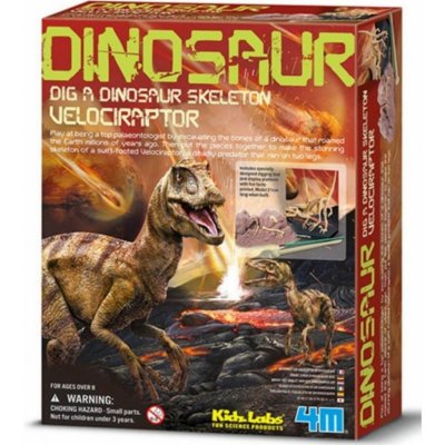 KidzLabs Dinosauří kostra Velociraptor – Hledejceny.cz