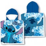 Faro Dětská osuška pončo Lilo and Stitch blue micro 50x100 cm – Zboží Mobilmania