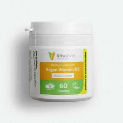 Vitashine Vitamín D3 2500 IU 60 tablet – Hledejceny.cz