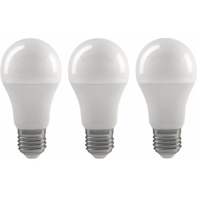 Emos LED žárovka Classic A60, 8,5 W, E27, 806 lm, 2700 K, teplá bílá, 3 ks