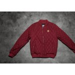 Urban Classics Diamond Quilt Nylon jacket burgundy – Zboží Mobilmania
