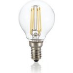 Ideal Lux 188935 LED žárovka Filament P45 1x4W E14 380lm 3000K stmívatelná, čirá – Zboží Živě