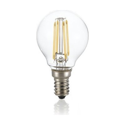 Ideal Lux 188935 LED žárovka Filament P45 1x4W E14 380lm 3000K stmívatelná, čirá
