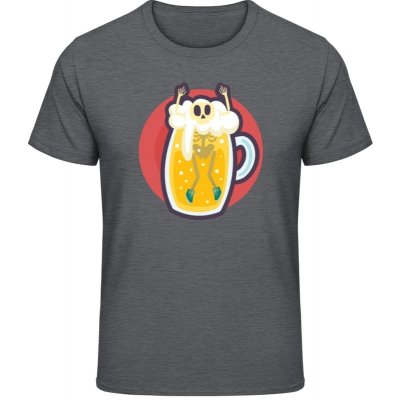 Gildan Soft Style tričko Design Smrtka v Pivu - Dark Heather – Zboží Mobilmania