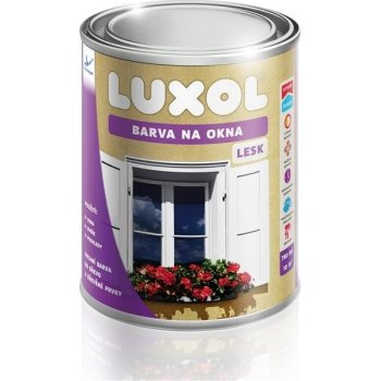 Luxol Barva na okna 0,75 l lesk bílá