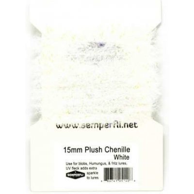 Semperfli Šenylka Plush Transluscent Chenille White 15mm – Hledejceny.cz