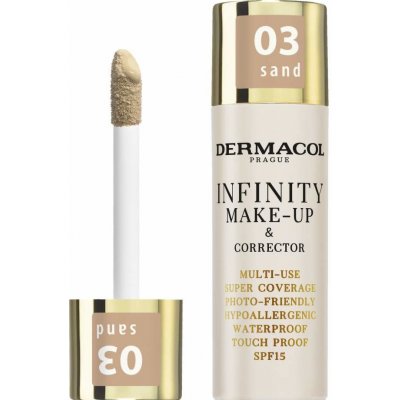 Dermacol Infinity make-up&korektor č.03 sand 20 g