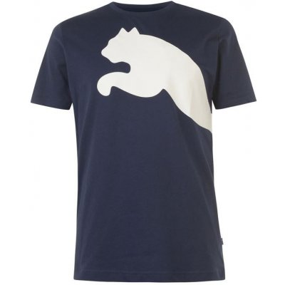 Puma Big Cat QT T Shirt Mens Navy/White 2XL