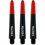 Winmau Vecta - midi - black red – Zboží Dáma