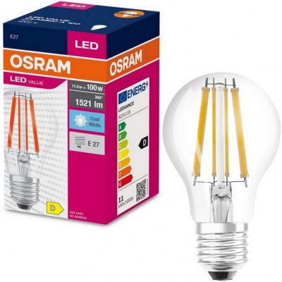 Osram 4058075439597 žárovka LED bílá neutrální E27 230VAC 1521lm P 11W 4000K – Sleviste.cz