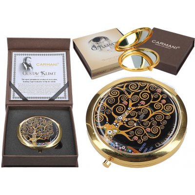 Carmani Zrcátko do kabelky 7 cm Klimt Strom života – Zbozi.Blesk.cz